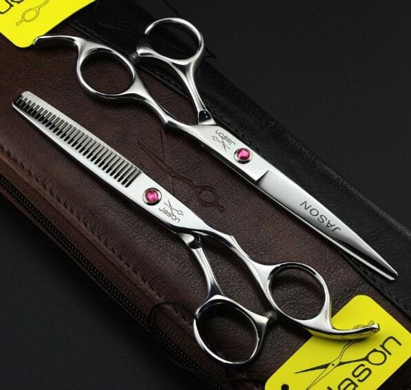

new arrival 6 inch jason ha-04 pink rhinestone hairdressing scissors barber scissors flat shear bang teeth scissors thinning cutting shears