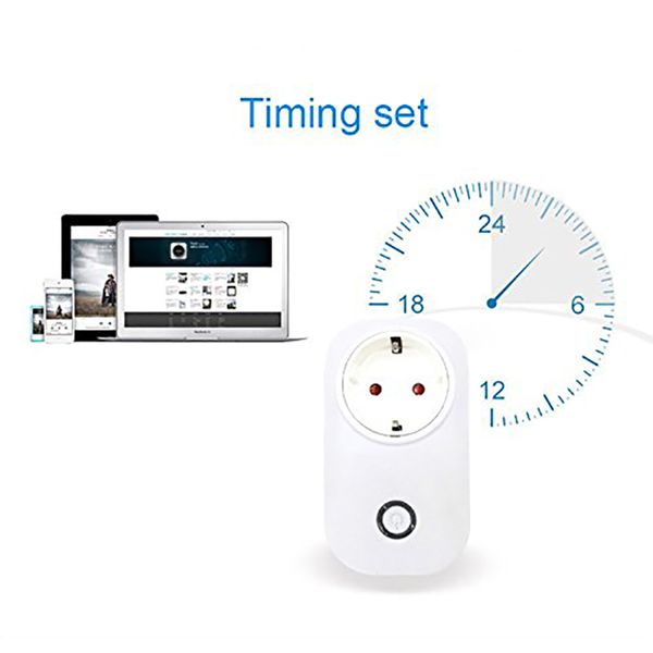 

Sonoff S20 Smart Wifi Itead Socket Switch US EU Plug Remote Control Socket Outlet Timing Switch for Smart Home Automation DHL Sonoff S20