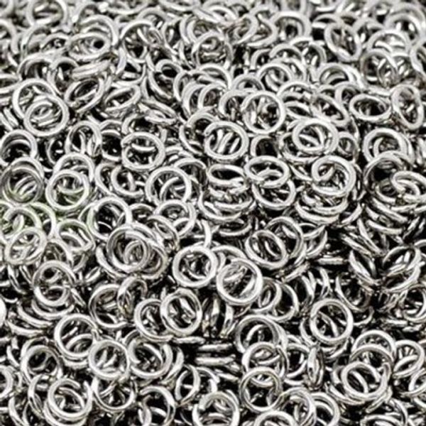 

1000 pcs silver open jump rings 5mm,6mm,7mm,8mm,9mm for your option ing
