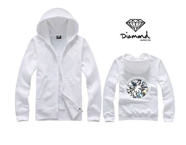 

s-5xl mixed colors zipper diamond supply co hoodie hip-hop jacket cardigan coat new fleece, Black;brown