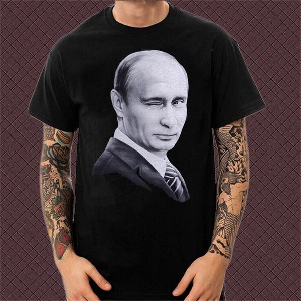 

Хлопок футболка как человек, Владимир Путин 3D печать футболки, великого бога майк