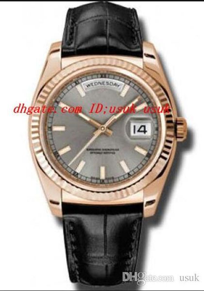 

wrist watches gold dial watches everose rhodium automatic luxury movement men's mechanical 18k watch watch mens asapr, Slivery;brown