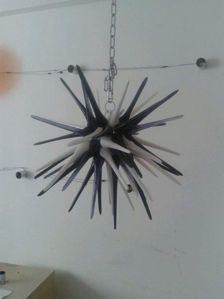 

бесплатная доставка цвет / размер индивидуальные ce / ul сертификат современные светодиодные лампы ручного выдувного искусства стеклянная лю