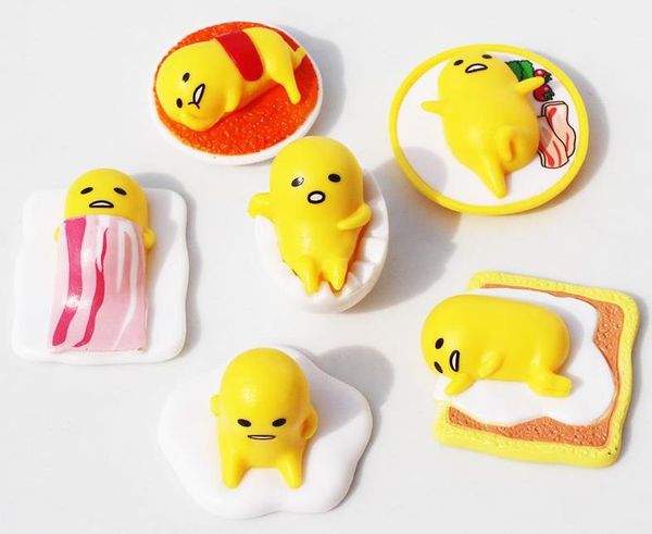 

2017 anime gudetama pvc toy cut adora doll yellow lazy kawaii action figure 4cm ing