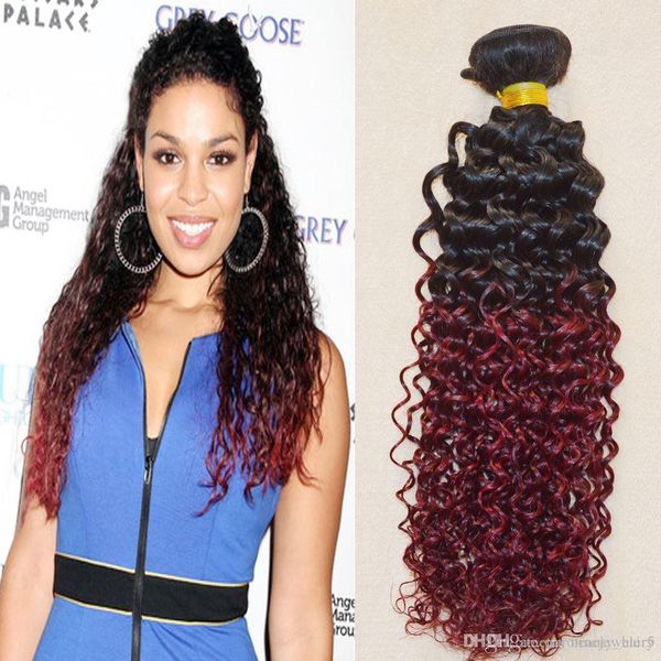 Premium 8a Black Women Curly Hairstyle 1b 99j Burgundy Online