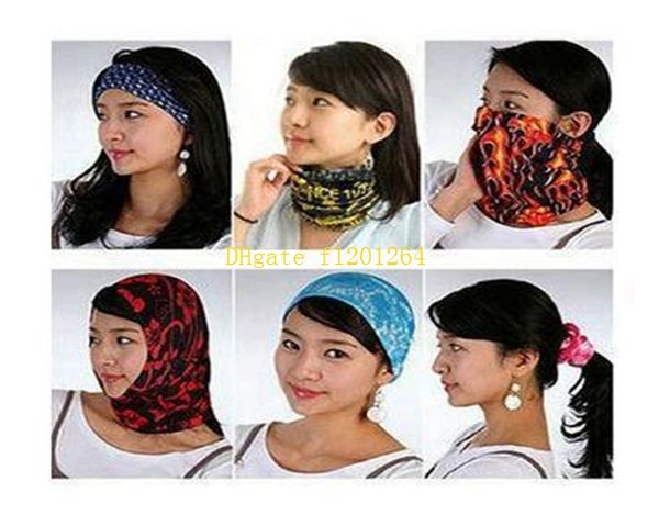 

500pcs/lot women men magic scarf sports cycling scarves snood neck warmer ski balaclava bandana face mask