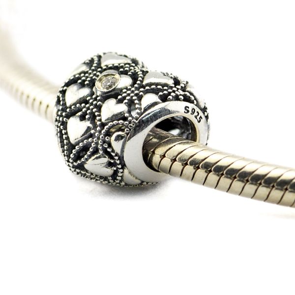 

loose beads fits for pandora snake chain bracelets necklace 100% 925 sterling silver beads club charm exclusive 2016 edition 2016 new summer, Black