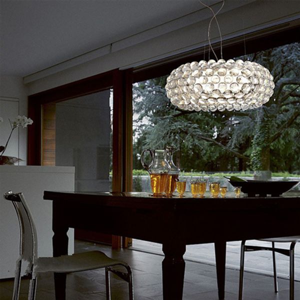 

new bedroom foscarini caboche ball pendant lamp light dia35 / 50 / 65cm ac90-260v modern chandelier for livingroom bedroom l