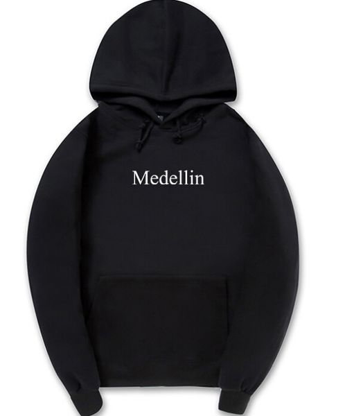 

gd same hoodies medellin men winter autumn pullover hooded long sleeved casual simple loose wear, Black