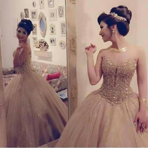 

роскошные золотые милая декольте тюль бальное платье принцесса quinceanera платье с кружевом блесток лиф сладкий 16 платье, Blue;red
