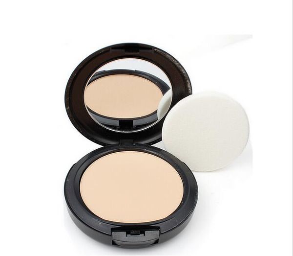 

New makeup tudio fix powder cake plu foundation compact foundat face powder puff 15g dhl hipping
