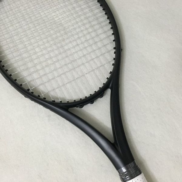 

wholesale- new customs 100% carbon fiber tennis racket taiwan oem quality tennis racquet 300g nadal 100 sq.in. black racket