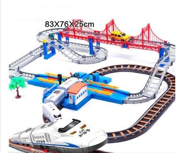 

2018 новые горячие продажи детей зарядки большой роскошный железнодорожный автомобиль гоночный высокоскоростной железнодорожный гармония ном