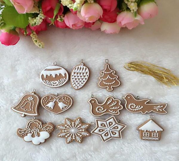 Soft Pottery Christmas Tree Hanging Decorations Christmas Animal