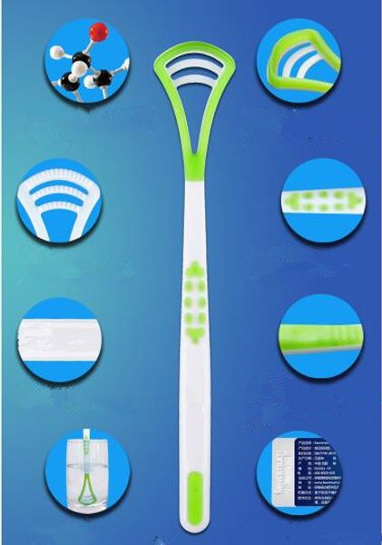 

скребок для языка щетка для чистки зубов гигиена полости рта