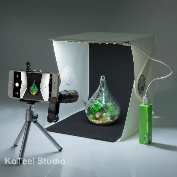 2018 Koteel Mini Photography Studio Light Tent Room Box Koteel Mini Photography Studio Light Tent Room Box Kit With Led Lighting Two