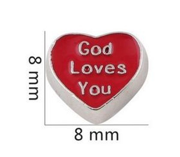

20pcs/lot god loves you floating locket charms fit for glass magnetic memory floating locket pendant jewelrys making, Bronze;silver