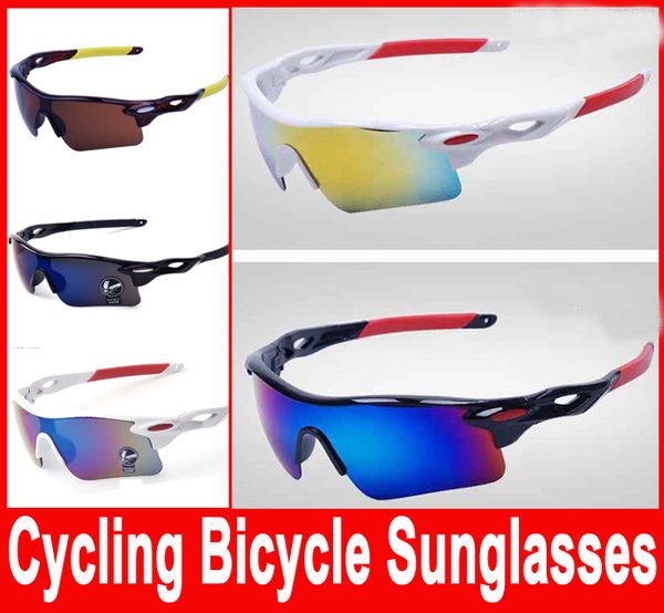 

new cycling glasses bike sports driving fishing sunglasses motorcycle sports eyewear fashion sunglasses goggles 9181 selling, White;black