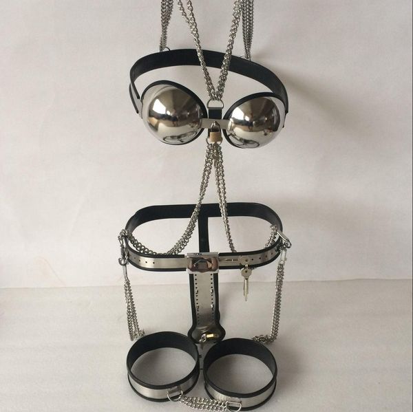 

chastity t-type belt adjustable fully titanium steel female device 3in1 glxnp