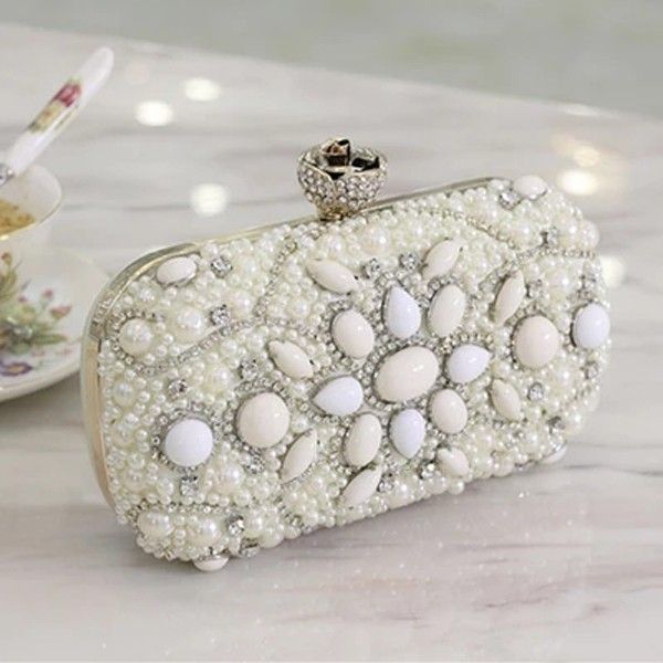 

2016 bridal one handbags bags bag beads brides clutches evening mini luxury wallets shoulder crystals w qxixn
