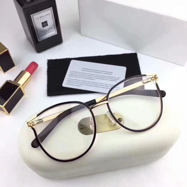 

frame optical eyeglasses for men and women 2022 fashion retro ce2126 style anti-blue light lens plate square full frame with box, Silver