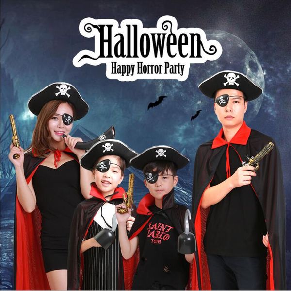 desgaste desempenho cosplay criança Halloween diabo negro manto crianças traje do vampiro capa Halloween crianças fany cosplay Roupa Festival Decoração