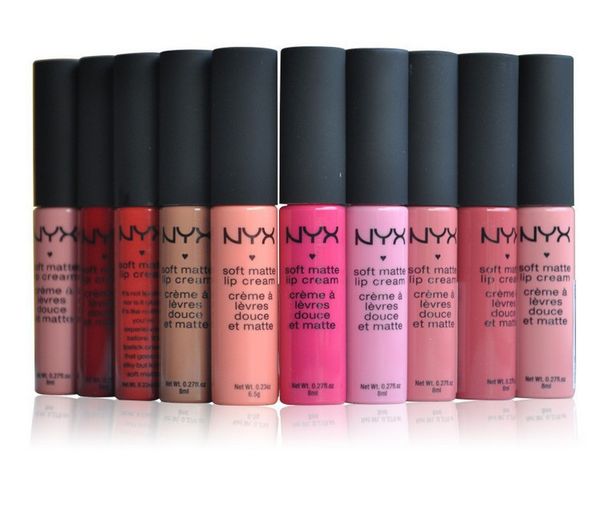 

Лучшие продажи 2017 NYX мягкий матовый крем для губ помада NYX макияж очаровательный д