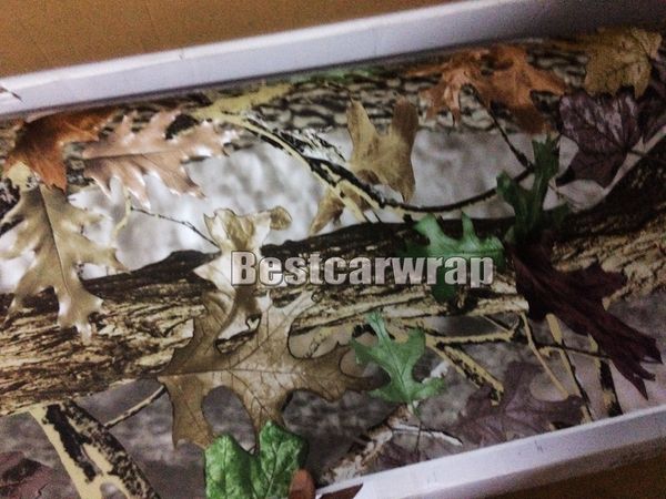 Matte Realtree Camo Wrap in vinile Vinile Oak Foglia Foglia Foglia Auto Came Trucco camion per camion Camo Coperona di rivestimento per anatra Dimensione 1,52 x 30 m/rotolo