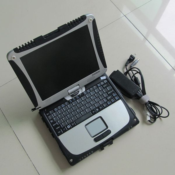 ferramenta diagóstica 100% de alta qualidade Toughbook CF19 CF-19 Laptop CF 19 ram 4g tela sensível ao toque com HDD mb estrela c3 c4 c5 para bmw icom a2 próximo