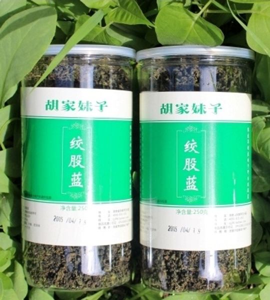 

Authentic! 500g Gynostemma Pentaphyllum Herbal Tea Jiaogulan Natural Wild Gynostemma Seven Leaves Herbal Tea HT-011 wholesale