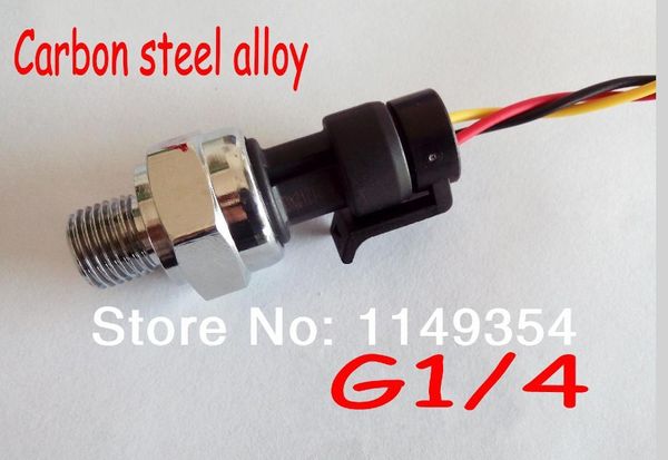 

wholesale-dc 5v g1/4 0-1.2 mpa/ 0-150psi pressure transmitter water gas oil pressure sensor ing