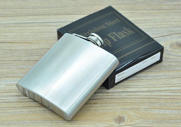 

4oz 5oz 6oz 7oz 8oz 10oz stainless steel hip flask portable outdoor flagon whisky stoup wine pot alcohol bottles