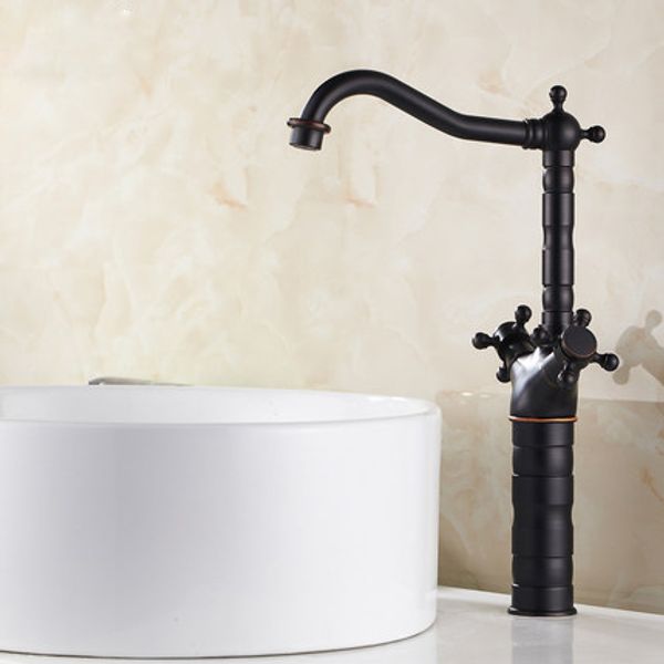 

american standards antique widespread double handle one hole with air babble former in oil-rubbed bronze bathroom sink faucet