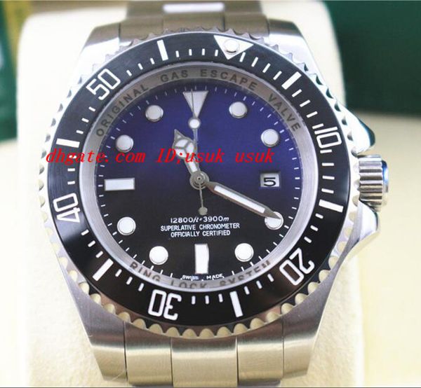 

luxury watches d blue james cameron stahl keramik automatic 44mm ref.116660 mens watch men's watch wristwatch, Slivery;brown