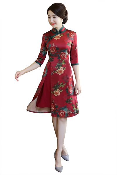 

Vestidos chineses, Cheongsam glacier315