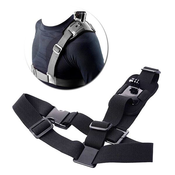 

Sports Action Cam Accessories Shoulder Strap Mount Sj4000 Camera Chest Harness Belt Adapter Free Shipping