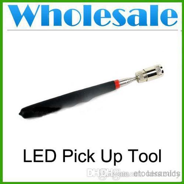 

mini led magnet led light pick up tool strong magnetic extendable 32" for picking up nuts and bolts