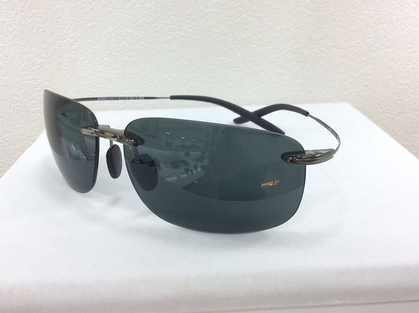 

прохладный мужские солнцезащитные очки gunmetal / серый новый с делом, White;black