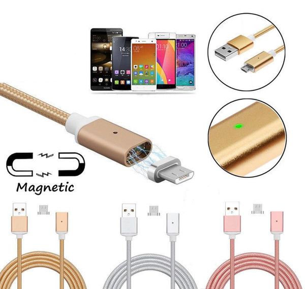 

High Speed Magnetic Cable Micro USB Charging Cable Data Sync Charger Adapter For Android Phone Type-c Smartphone Charging Cable