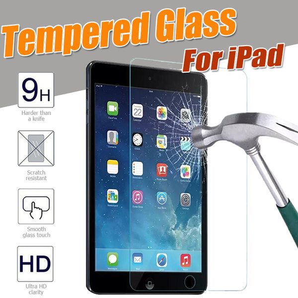 

Закаленное стекло для iPad Mini 1 2 3 4 iPad Air 5 6 Pro 10.5 протектор экрана HD взрывозащищенный