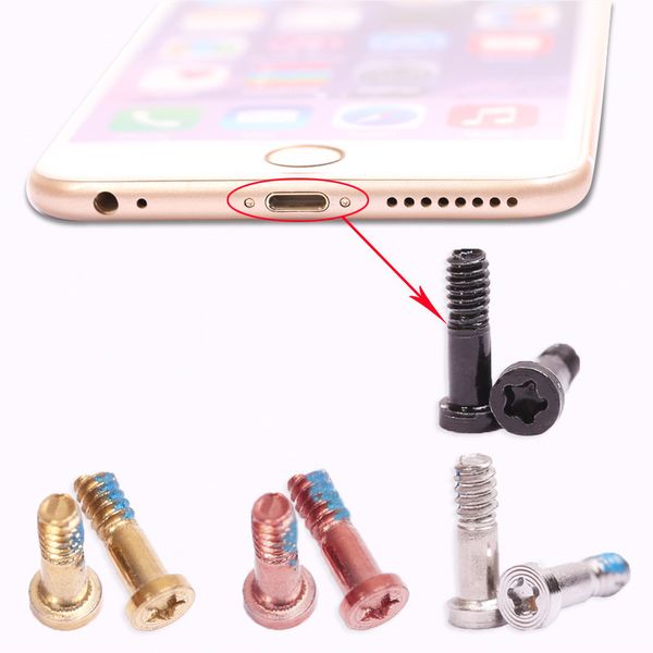 2 X Black Pentalobe Bottom Case Screws For iPhone 6S & 6S Plus eBay