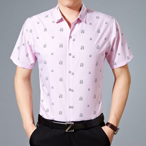 

wholesale-2016 summer mens fashion short sleeve shirt 100% cotton print letters shirt for men hawaiian shirt chemise homme, White;black