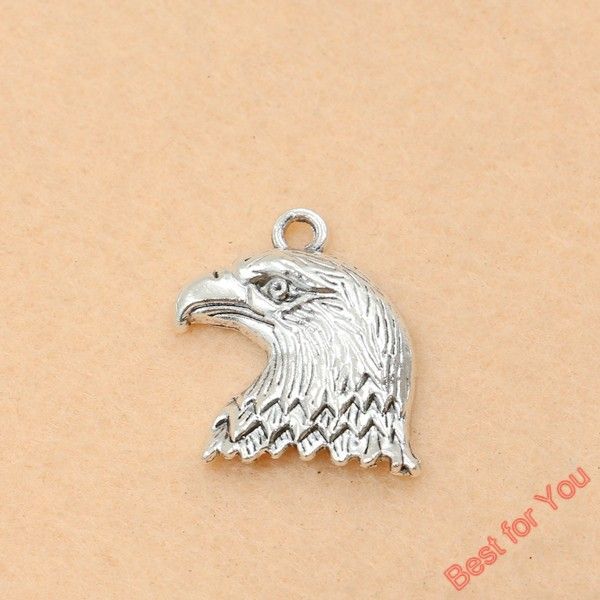 

80pcs antique silver tone eagle charms fashion pendants jewelry diy jewelry making handmade 22x18mm jewelry making, Bronze;silver