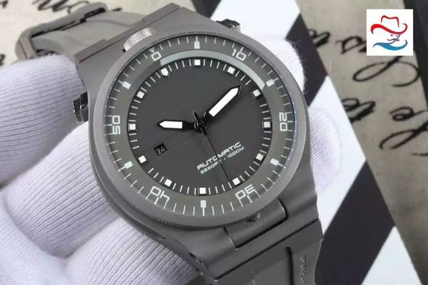 

new classic p'6780 pvd titanium steel automatic gents watches brand mens watch rubber strap gents sport watches hello_watch, Slivery;brown