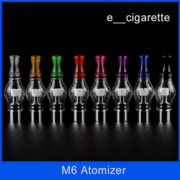 

Электронная сигарета M6 Clearomizer анти-окисления 4.0 мл Картомайзер для электронной сигареты M6 атомайзер Clearomizer воск M6 распылитель DHL