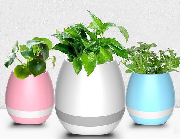 

potting style bluetooth speakers smart music flowerpot singing flower pot