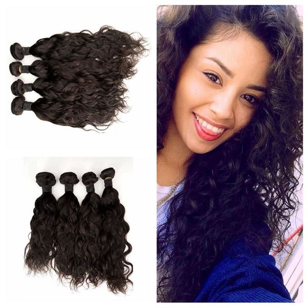 Peruvian Water Wave Virgin Hair Bundles 8 30inch Unprocessed Human