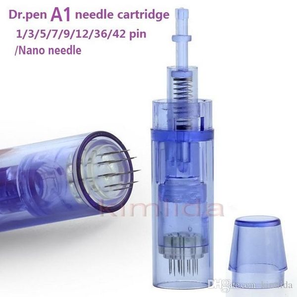 1 3 5 7 9 12 36 42 PIN-нано для Derma Pen MicroNeedle Pen Перезаряжаемый Dermapen Dr Pen A1 Игольчатый картридж для дерма