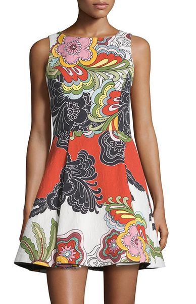 

vintage print women a-line dress sleeveless casual dresses 040420, Black;gray