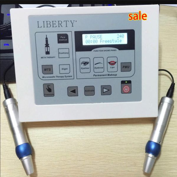 

liberty permanent makeup digital tattoo machine & cosmetic tattoo kit with 2pcs pen and 10pcs needles